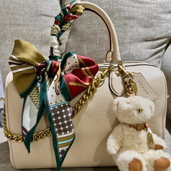 NWT Coach large Rowan in bone color - Picture 3 of 4